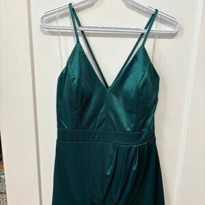 Brand-new Emerald Green Mini Cocktail Dress (size 10)